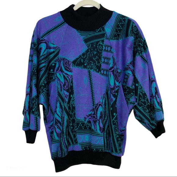 Cricket Lane Sweaters - Vintage Cricket Lane Short Cropped Sweater Sz M